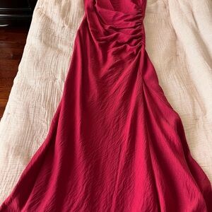 Zara Red Maxi Dress